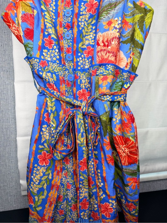 FARM Rio Pants - NWT | FARM Rio | Blue Multi Floral Tie-Waist Romper